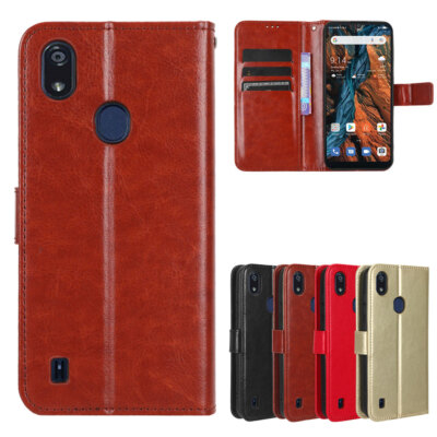 For Consumer Cellular Verve Connect, Classic Cover Flip Leather Wallet Soft Case