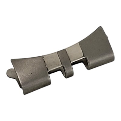 Original Tag Heuer bracelet end links in silver stainless steel