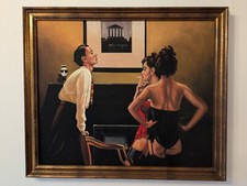 Jack Vettriano Master Of Ceremonies Oil On Canvas Original Canvas Erotic Glamour