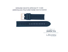 Authentic Invicta Specialty 11388 Black Polyurethane 22MM Watch Band