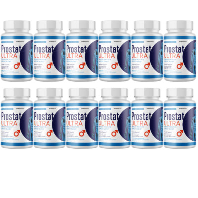 Prostate Ultra Supplements for Men Prostate Health Formula - 12 Bottles