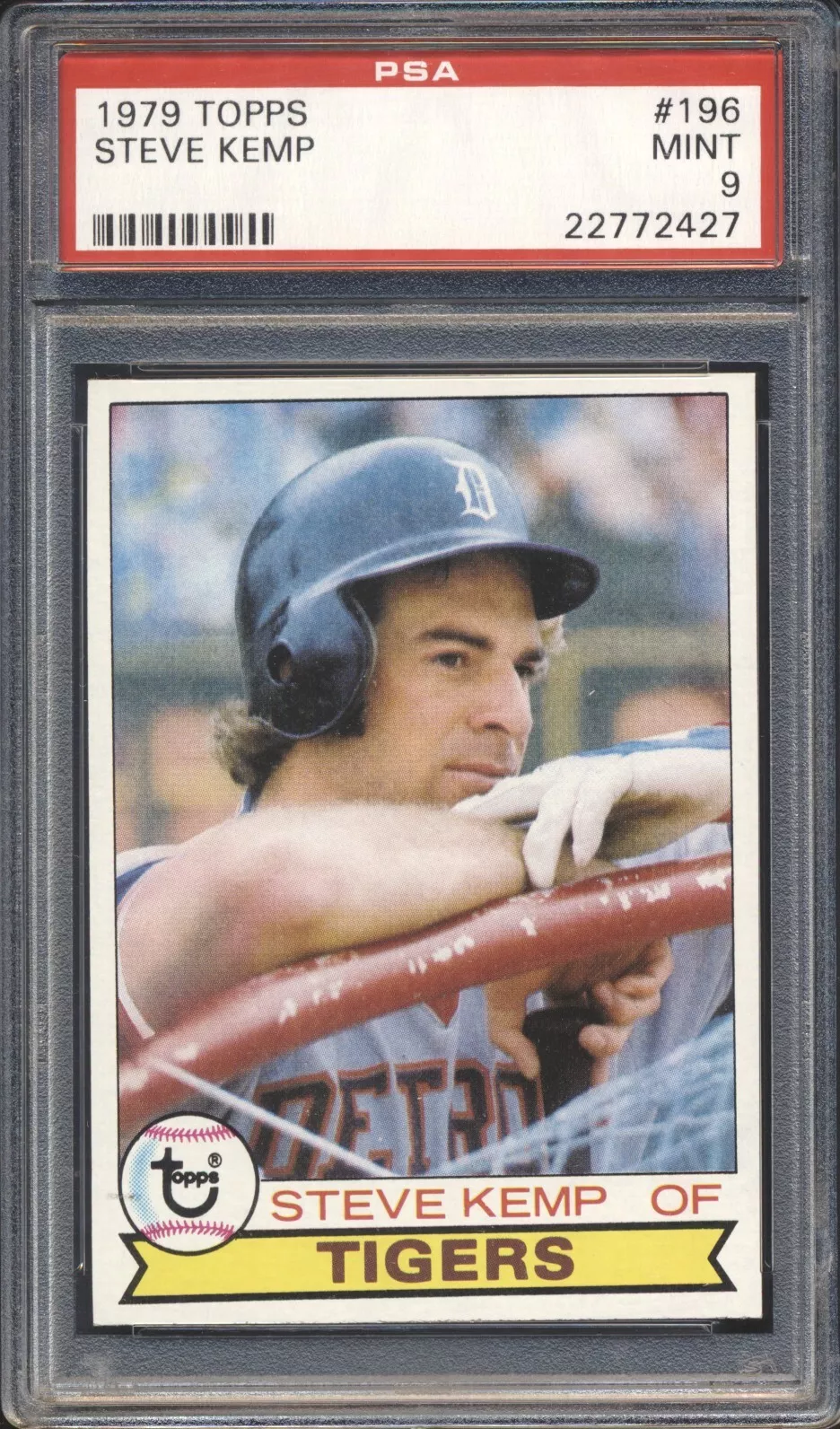 Steve Kemp trading card
