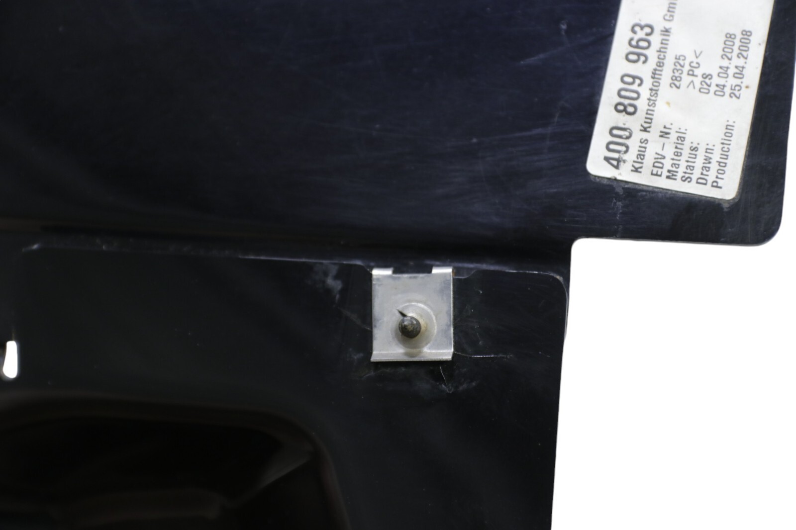 *Damaged* Lamborghini Gallardo Front Left Air Duct Guide Trim 2009 - 2014 OEM