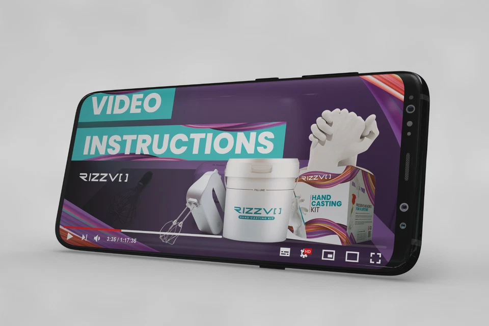 Hand Casting Kit - Hand Moulding kit - New Born Gift - Couple Gift - Anniversary - Image 4 of 4