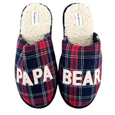 Dearfoams Papa Bear Men  s Slippers 9-10M New without Tag's
