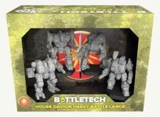 BATTLETECH HOUSE DAVION HEAVY BATTLE LANCE FORCEPACK