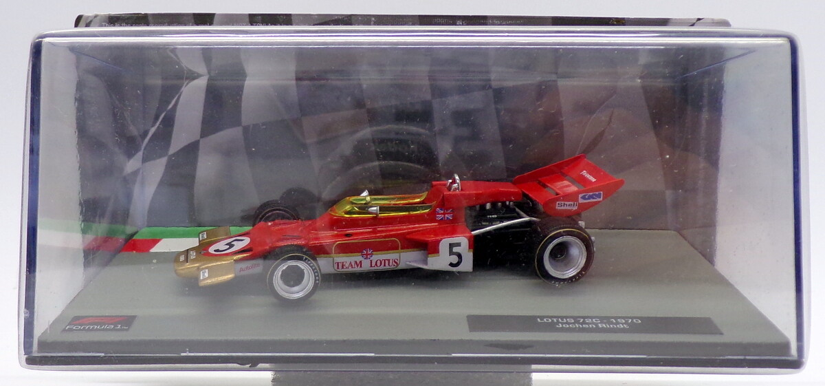 Altaya 1/43 Scale F1 Lotus 72C 1970 #5 Jochen Rindt Model