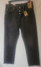 Levi's 501 Original Cropped High Rise Jeans, Women's Size 29x26, NWT MSRP 69.50