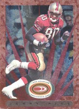 DONRUSS-PREFERRED Jerry Rice 49ERS MVSU Delta-Devils HOF