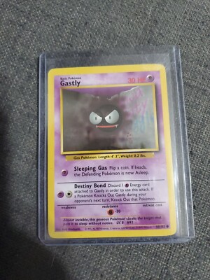 1999 gastly pokemon card value Gastly 50/102 Original Series Base Set Common Pokemon Card 1999