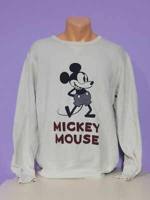 Mickey Mouse Disney Vintage Damen Pullover Sweatshirt Medium UT Rundhals