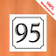 thumbnail 46  - 6&#034; Plastic House number sign 3mm PVC Drilled 51-99 Black and white with fixings