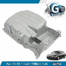 Aluminum Engine Oil Pan 4 Qts. Fit For 2008-2014 Honda Accord Acura TSX 2.4L L4