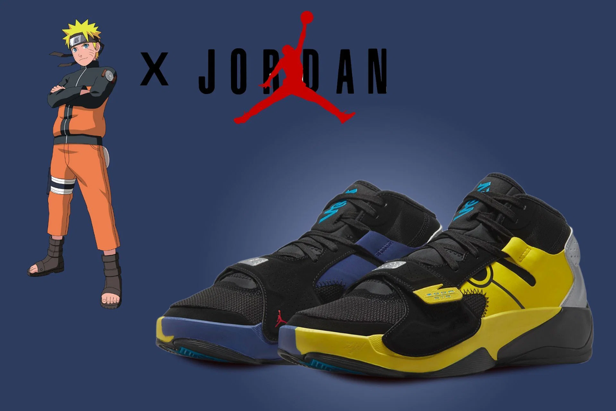 Air Jordan Zion Naruto Sneaker Collab Jordan X Zion Williamson X