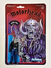 SUPER 7 MOTORHEAD WAR PIG ACTION FIGURE REACTION FIRST RELEASE MOC  Sticker