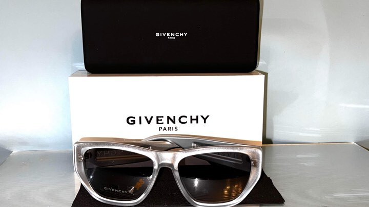 『HAMI VEN 6337 BLACK×SILVER』 Givenchy GV 7202/S YB7IR Wrap Silver Gray Frame Sunglasses $650