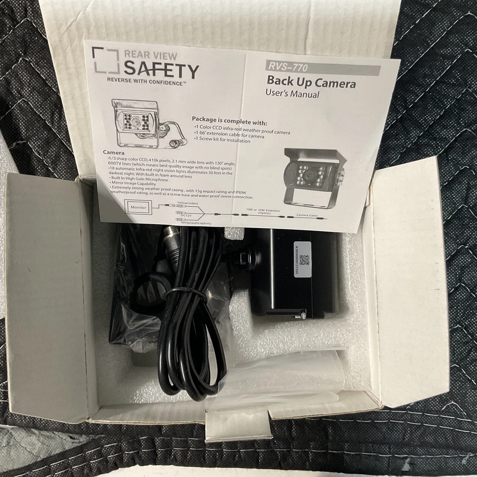 RVS Systems 5.6" TFT LCD Color Screen Monitor & Back Up Camera RVS-7706033 - Image 3 of 4