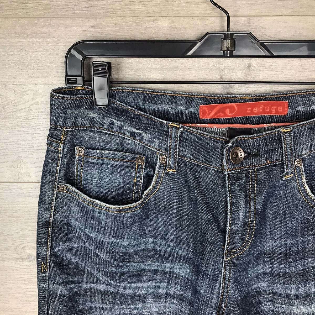 Jeans Refuge Dark Indigo Slim Straight - Taille 5 Femme Occasion Très Bon état