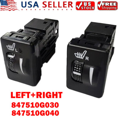 #ad 2PCS Seat Heating Switch LR Heated Control Button Set For Toyota Camry V50 HOT $26.63