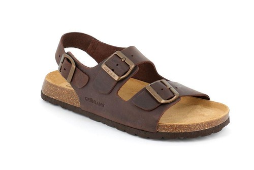 SB0396 GRUNLAND BOBO SANDALO BIRK UOMO VERA PELLE GRÜNLAND CALZATURE UOMO