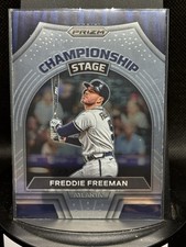 2022 Panini Prizm #CS-2 Freddie Freeman Championship Stage Atlanta Braves