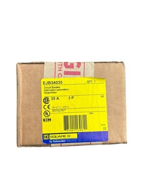 EJB34035 - Square D Bolt-On 480V 35A 3 pole circuit breaker 65kA 480V