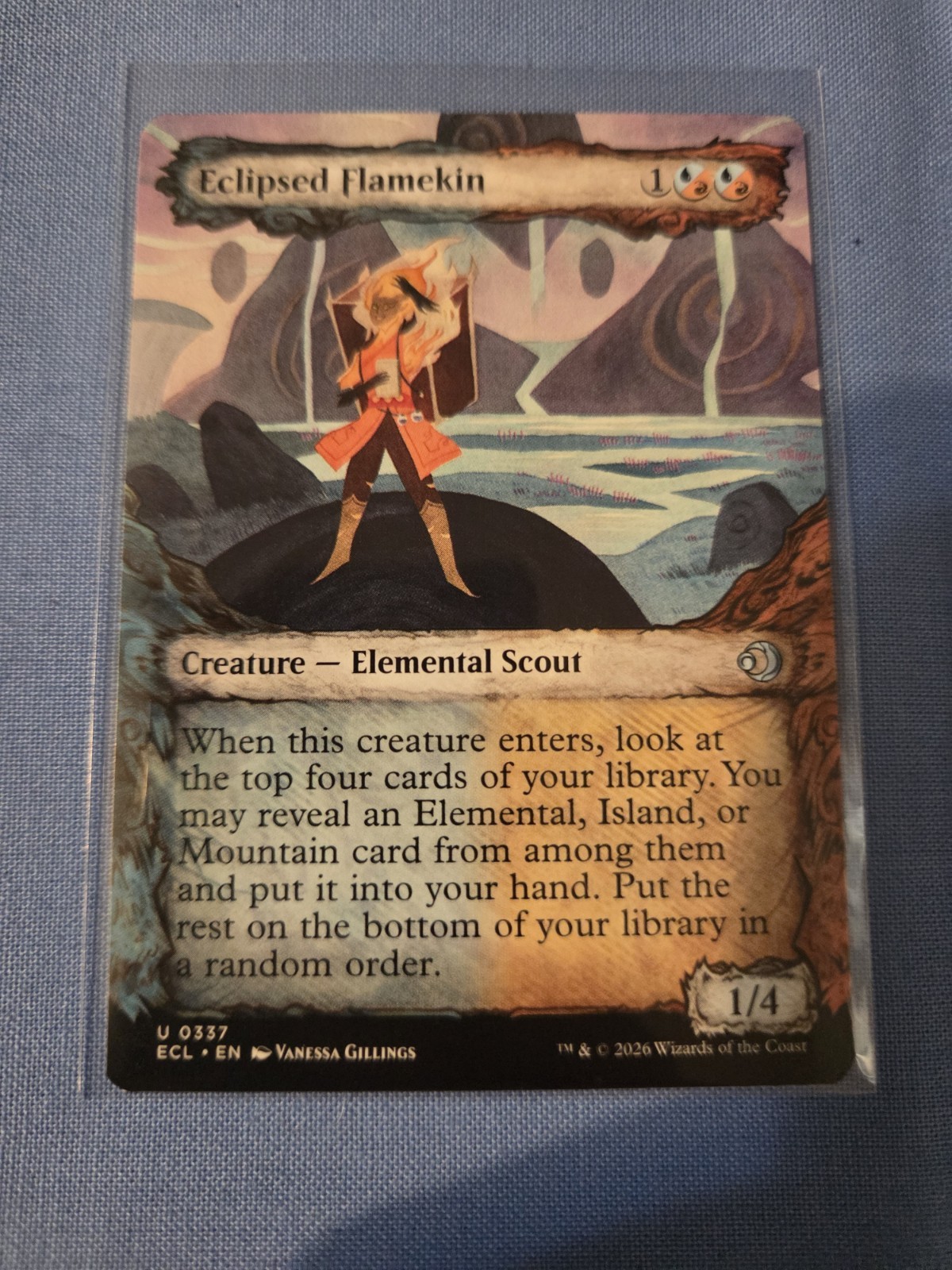 Eclipsed Flamekin [Showcase] #337 Magic Lorwyn Eclipsed