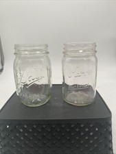Set Of 2 Mason Jars No Lids