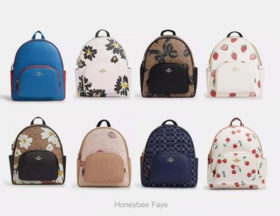 NWT Coach Court Backpack In Colorblock CR768/CZ599/CZ600/CZ936 | eBay