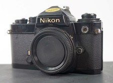 Nikon FE 35mm Film SLR Camera Body Black F Mount Japan (NJL030076)