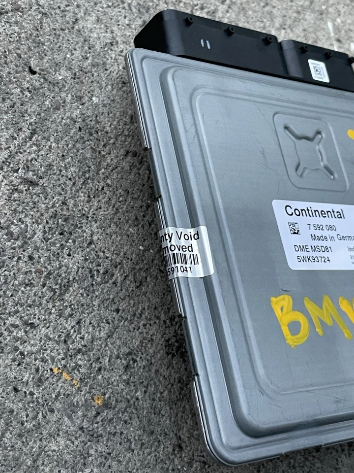 BMW 535i 335i 2009 ECU 7592080 MSD81 ECM PCM DME módulo de control del motor Foto 4 de 4