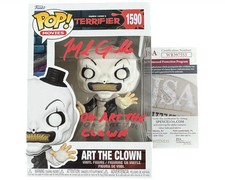 Mike Giannelli signed Funko Pop Art the Clown All Hallows Eve Terrifier