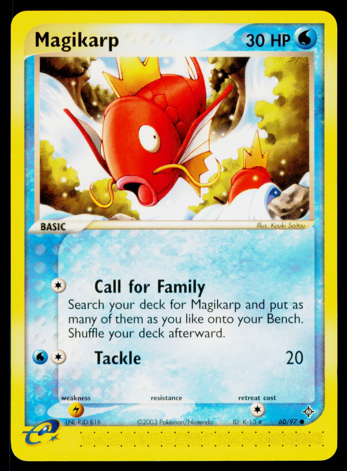 Magikarp - Normal 60/97 Common Pokemon Dragon NM
