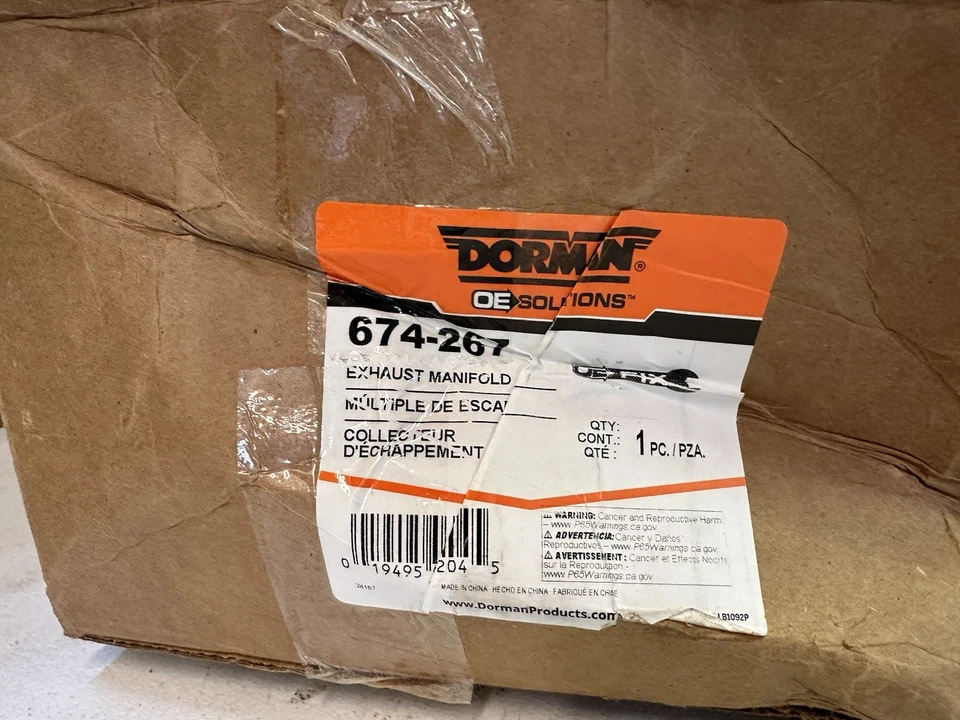 Dorman 674-267 Exhaust Manifold fits Chevy C2500 GMC K2500 10045731 12551445 - Изображение 3 из 3