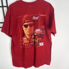 Vintage 2002 Dale Earnhardt Jr Budweiser Bud Winners Circle NASCAR Shirt Mens L