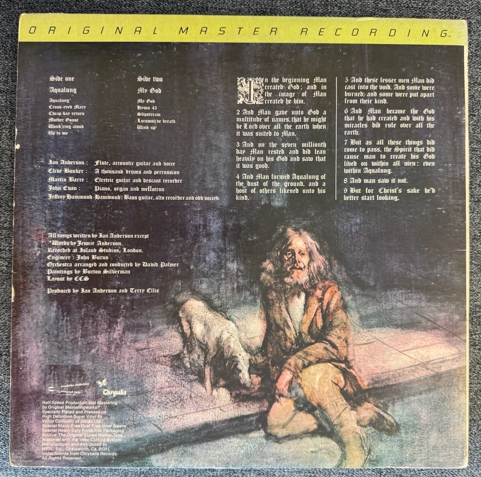 3x Jethro Tull LP MFSL Aqualung, Broadsword & The Beast, "A" - Image 3 of 4