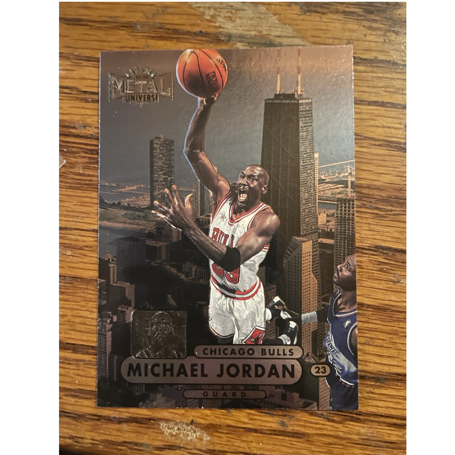 SkyBox 1997-98 Metal Universe Michael Jordan #23 Chicago Bulls Base Set