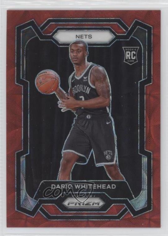 2023-24 Panini Prizm Choice Red Prizm 12/88 Dariq Whitehead #175 14t3