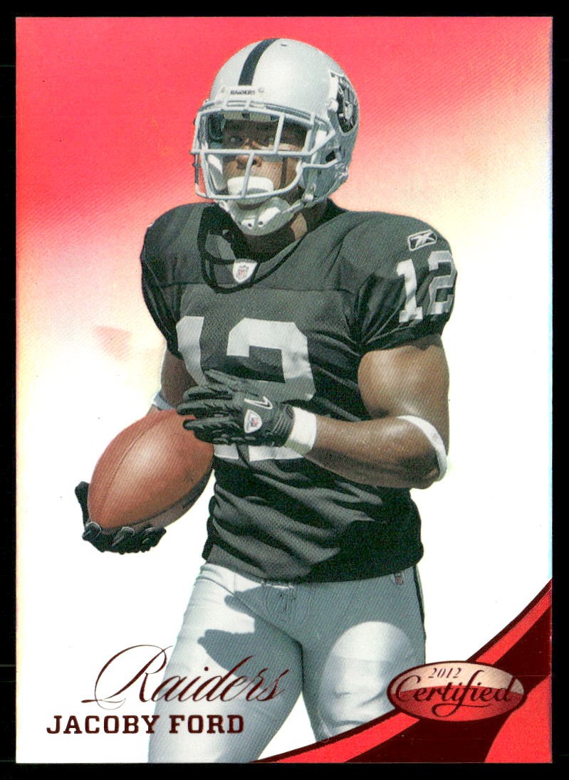 2012 Panini Certified #65 Jacoby Ford Mirror Red #/250
