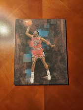 Quadretto In Legno Michael Jordan