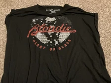 Blonde Heart Of Glass Heart Shape Disco Ball Terra & Sky Shirt 1x/xl