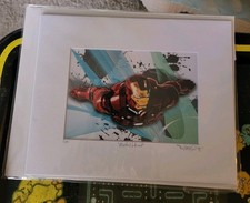 Stampa artistica opaca personalizzata edizione limitata (7/25) "Testa di metallo" di David Weisberg