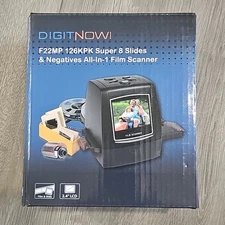 DIGIT NOW F22MP 126KPK Super 8 Slides & Negatives All-in-1 Film Scanner