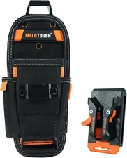 MELOTOUGH Small Tool Pouch With Tapemeasure Clip, Orange 