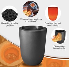 Nelyrho #6 (6kg) Premium Black Graphite Crucible