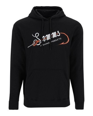 Hook And Loop Kapuzenpullover Schwarz Simms