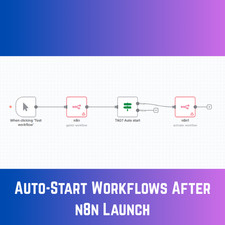 Auto-Start Tagged Workflows After n8n Launch AI Automation n8n | JSON Templates