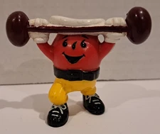 Vintage 90’s Kool Aid Man 2" PVC Figure Weightlifting-Kraft General Mills @@