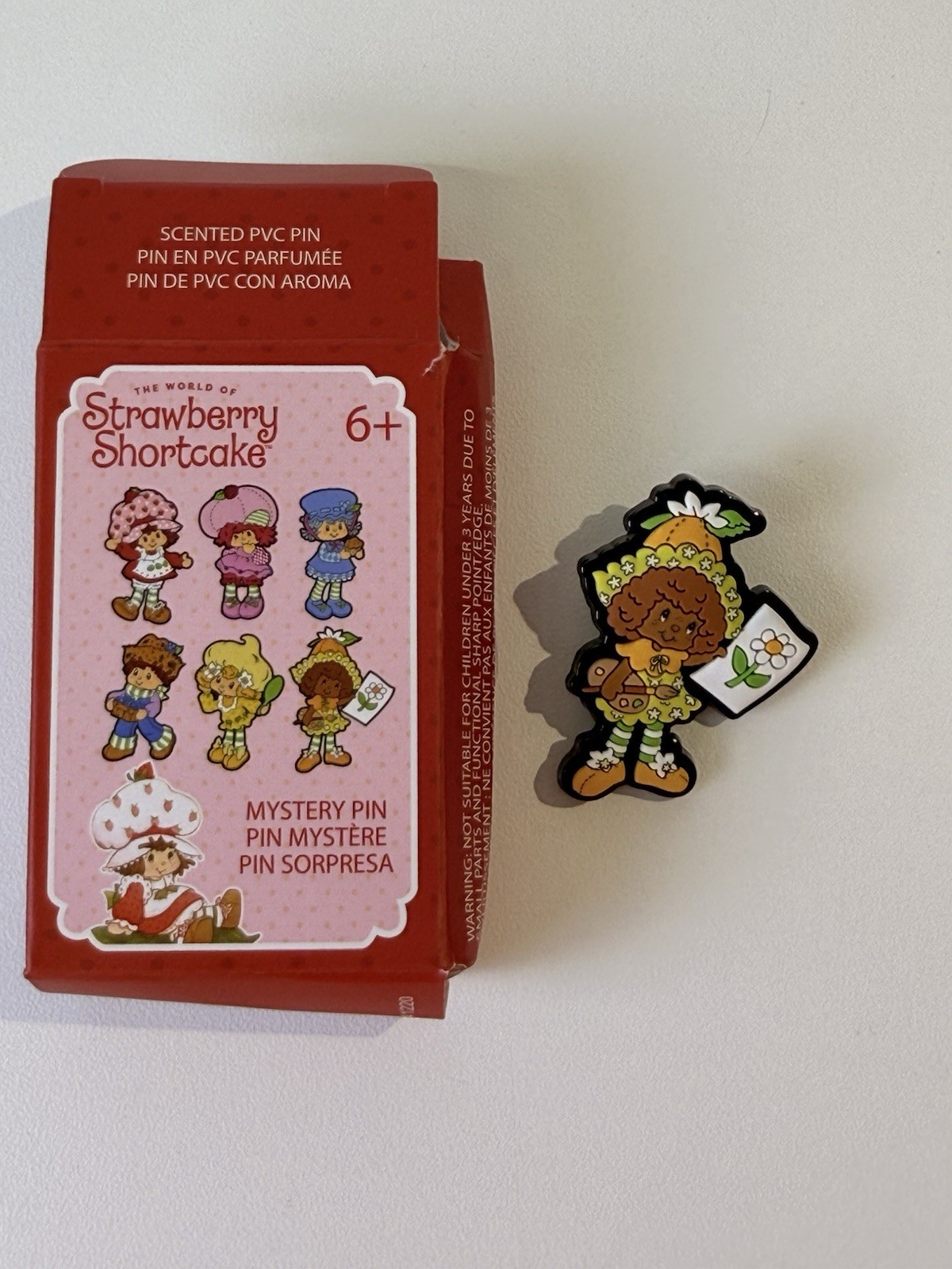Loungefly Official Strawberry Shortcake Enamel Pin Orange Blossom Scented