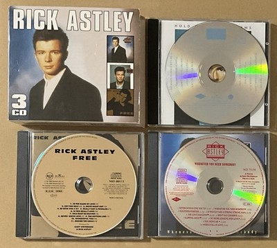 Rick Astley Whenever / Free / Hold Me 3x Cd Box Set Very Rare Import 2002